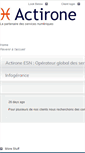 Mobile Screenshot of actirone.fr