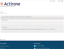 Tablet Screenshot of actirone.fr